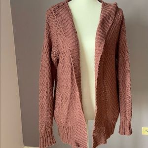 Dark rose/Muave cardigan